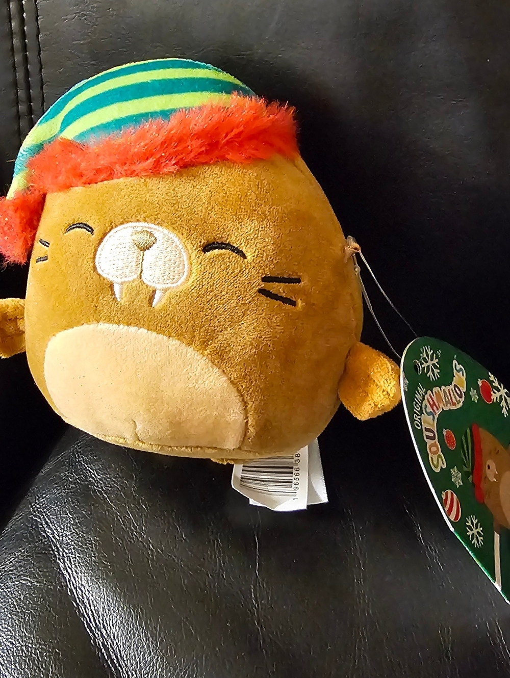 Squishmallow Christmas Bruce The Walrus Plush 4.5 Inch Toy New With Tags